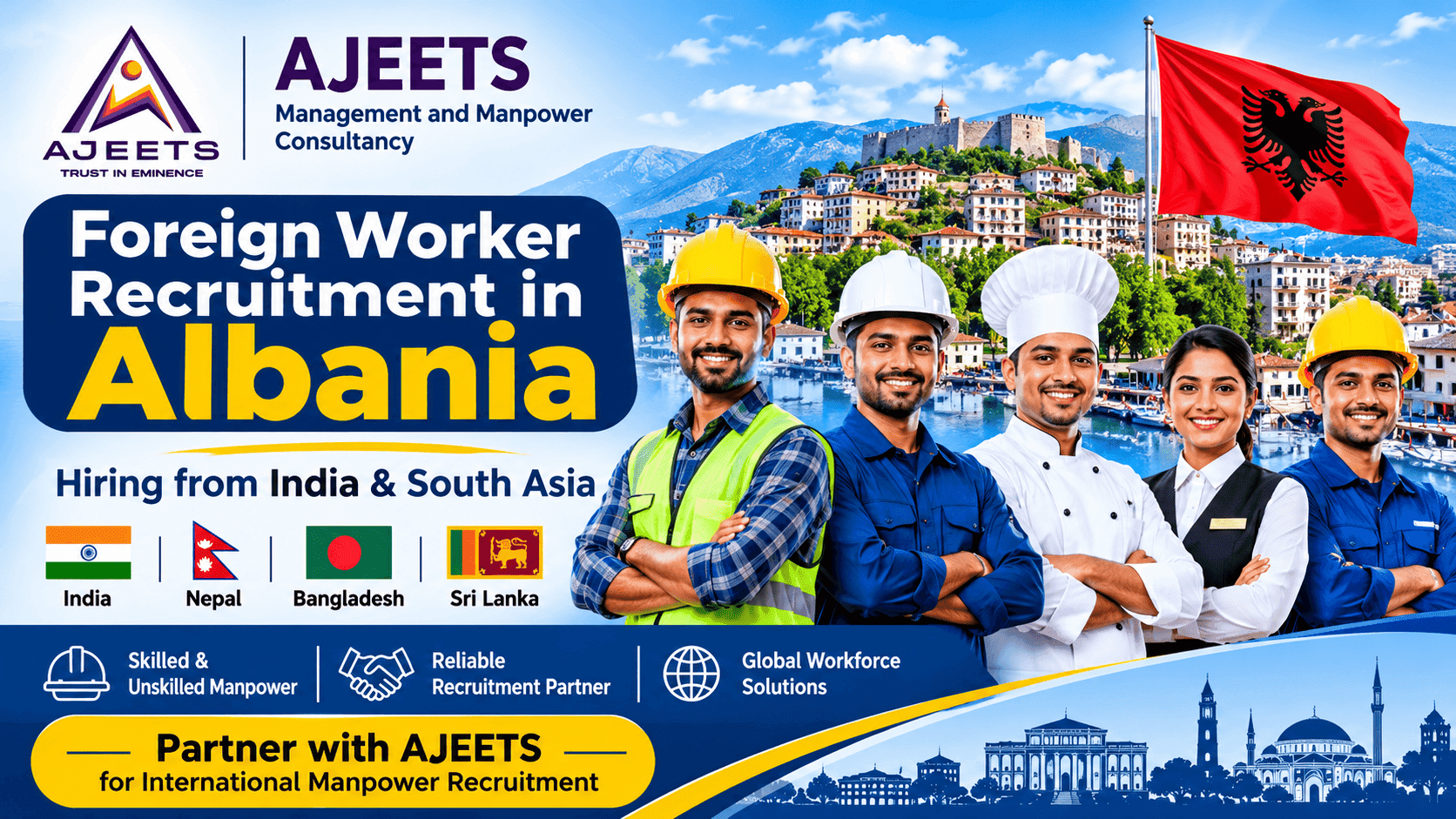 Foreign Worker Recruitment In Albania Ajeets
