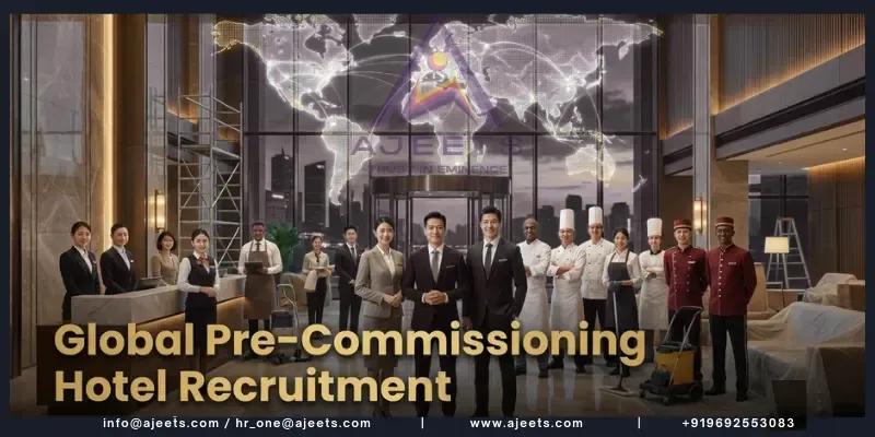 Pre-Commissioning Hotel Recruitment: AJEETS Global Solutions for Successful Hotel Launches