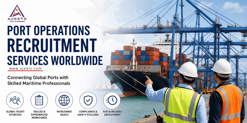 Port Operations Recruitment Services Worldwide – Hire Skilled Maritime Workforce with AJEETS